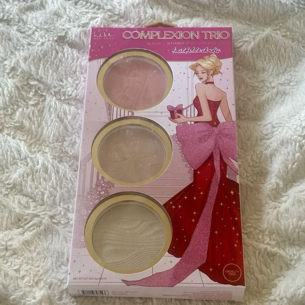 Nicole Miller‎ Contour Set Complexion Trio Blush, Illuminator, Highlighter. NEW